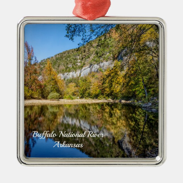 Fall Reflection Buffalo National River Ornament (Framsidan)