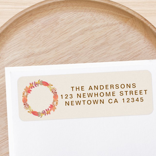 Fall Returadress Etikett (Skapare uppladdad)