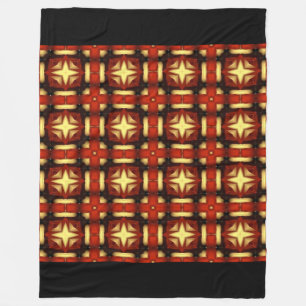 Fall-ritad design fleecefilt