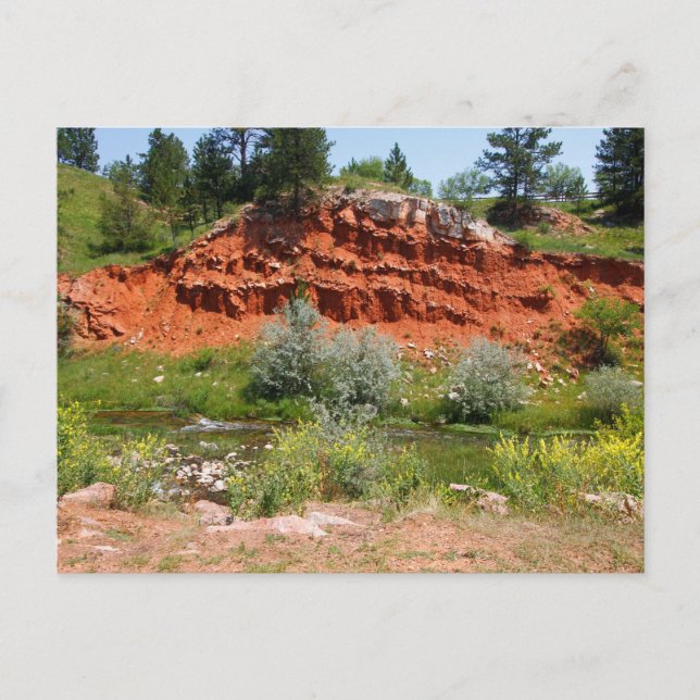 Fall River, Hett Vår, South Dakota Vykort (Framsida)