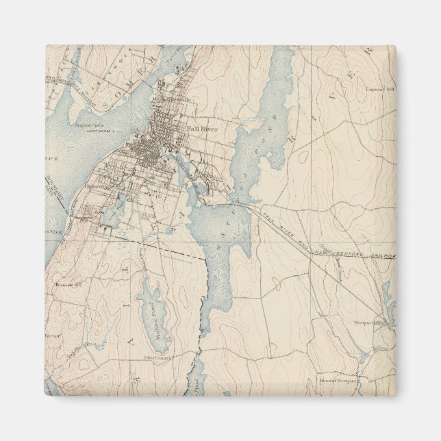 Fall River, Massachusetts Magnet (Framsidan)
