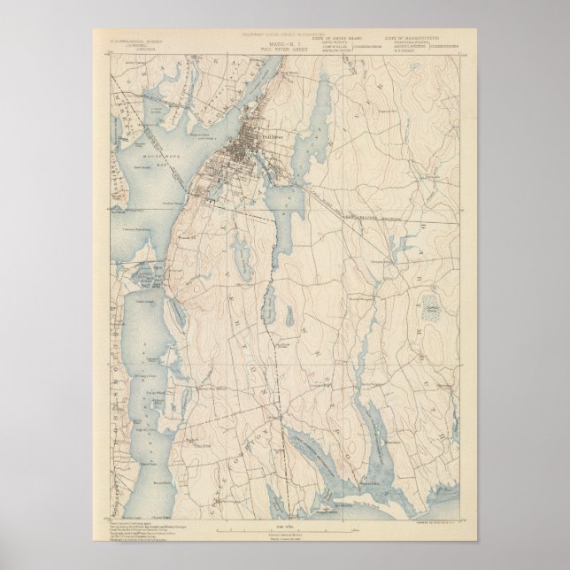 Fall River, Massachusetts Poster (Framsidan)