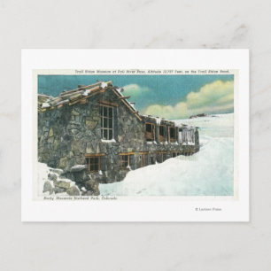 Fall River Pass Trail Ridge Museum Bldg Vykort