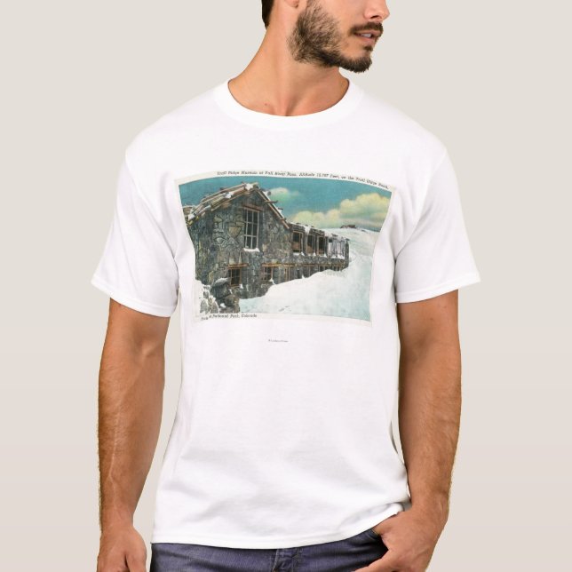 Fall River passerar det slingaRidge museet Bldg T Shirt (Framsida)