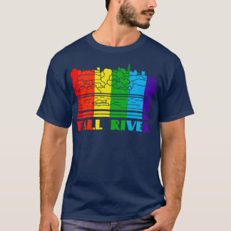 Fall River Pride Fall River LGBT Gift HGBTQ Suppo T Shirt