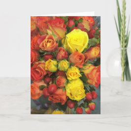 Fall ro-hälsningskort kort