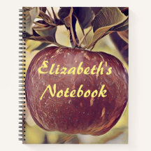 Fall röd äppelfrukt och löv, vattenfärg