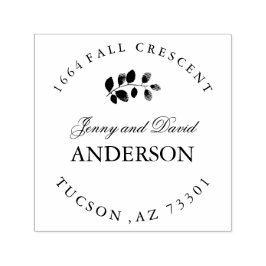 Fall Rubber Adress Frimärke Självfärgande Stämpel