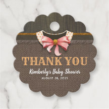 Fall Rustic Land Baby Shower Tack