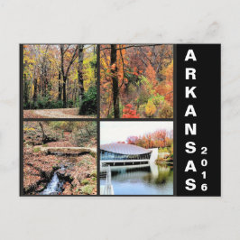 Fall Scenery in Arkansas Travel Postcard Vykort