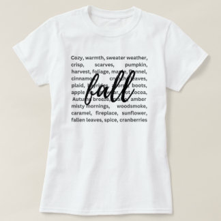 Fall Season | Höst löv | Pumpkin T Shirt