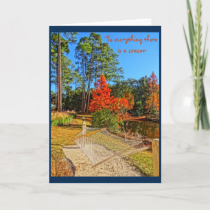 Fall Season - inspirationsinstruktionens bibelvers Kort