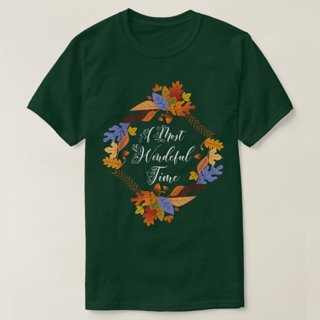 Fall Season Löv Autumn WAN (Höstårdens höst) - Mes T Shirt (Design framsida)