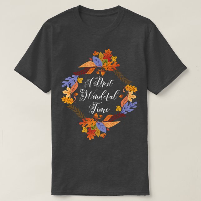 Fall Season Löv Autumn WAN (Höstårdens höst) - Mes T Shirt (Design framsida)