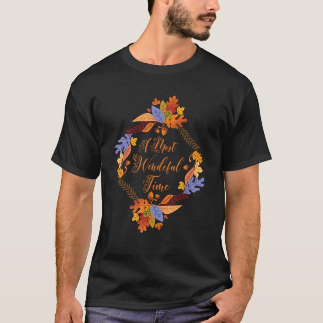 Fall Season Löv Autumn WAN (Höstårdens höst) - Mes T Shirt (Framsida)