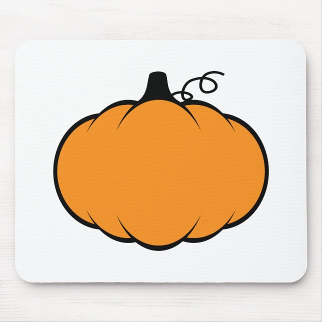 Fall Season Pumpkin Teckning Musmatta (Framsidan)