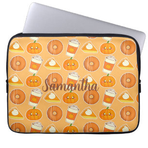 Fall Season Pumpkin Treats Laptop Fodral