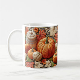 Fall Season Pumpkins Ceramic Coffee Mugg