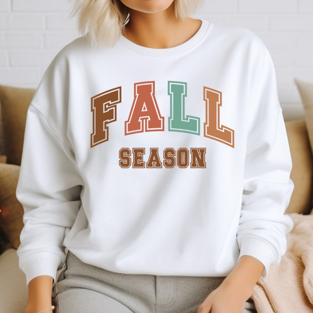 Fall Season Trendig Autumn Varsity Sweatshirt T Shirt (Skapare uppladdad)