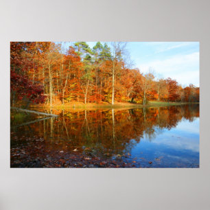 Fall Sjö Poster