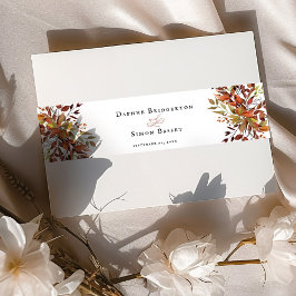 FALL-skript Bröllop Band För Inbjudningskort