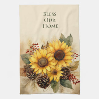 Fall Solros Kitchen Towel Kökshandduk