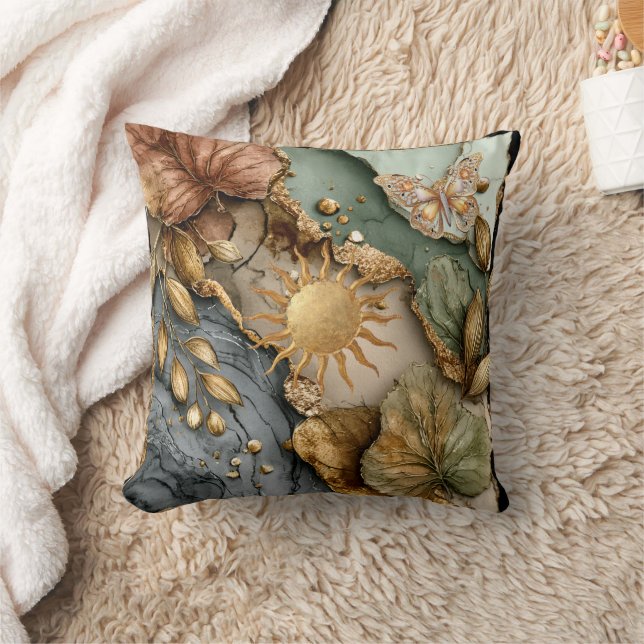 Fall solstice Throw Pillow Kudde (Filt)