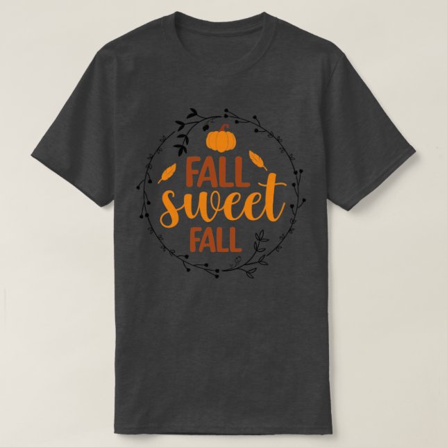 Fall, söt Fall T Shirt (Design framsida)