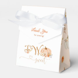 Fall söt, liten pumpa två söta födelsedagsfester presentaskar