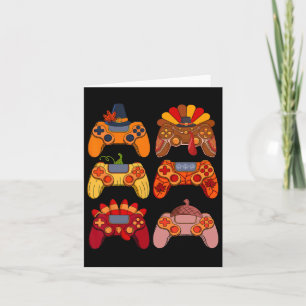 Fall-spel Videospel Turkiet Thanksgiving 1 Kort