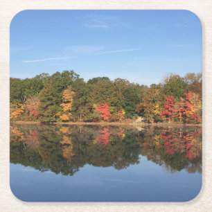 Fall Splendor Underlägg Papper Kvadrat
