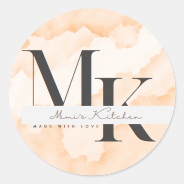 Fall Sticker Runt Klistermärke (Framsida)