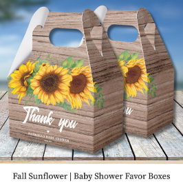 Fall Sunflower | Baby Shower Presentaskar