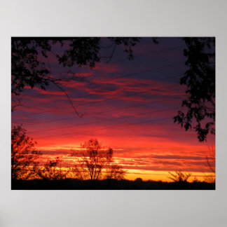 Fall Sunrise Poster