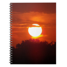 Fall Sunset Notebook