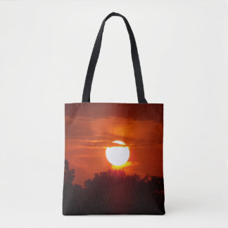Fall Sunset Tote Tygkasse