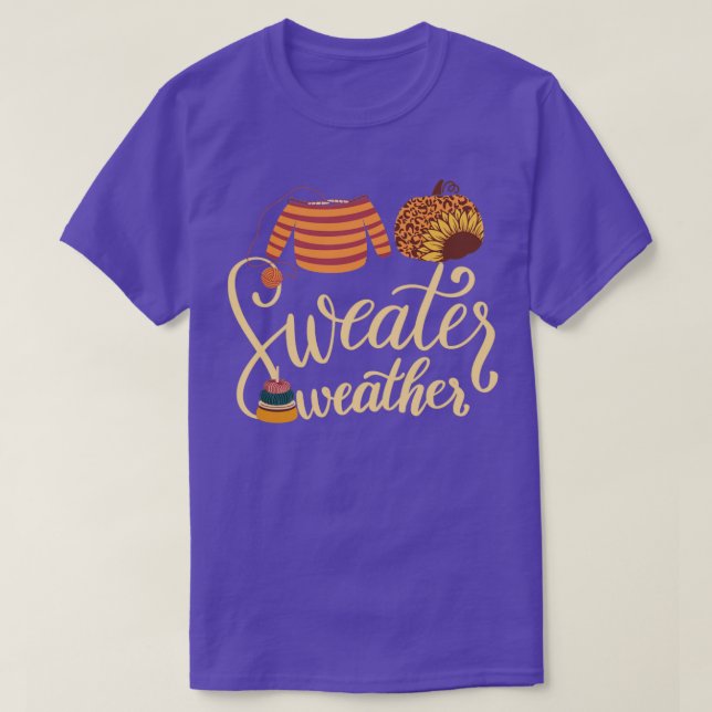 Fall Sweater Weather1 T Shirt (Design framsida)