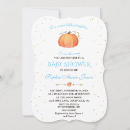 Fall Sweet Baby Little Pumpkin Baby Shower Inbjudningar