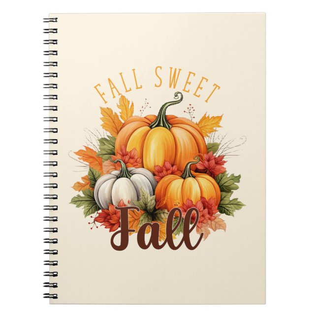 Fall Sweet Fall Anteckningsbok (Framsidan)