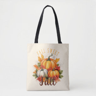 Fall Sweet Fall - Höstpumpkins & Löv Tygkasse
