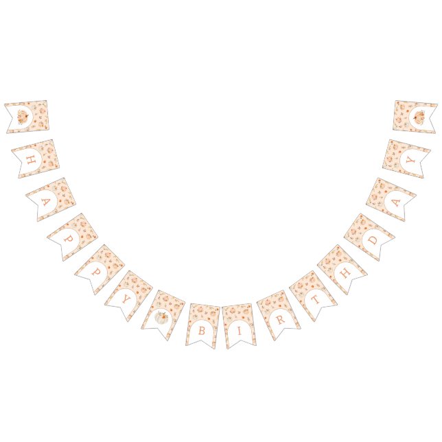 Fall Sweet Little pumpkin-födelsedag Vimplar (Alla)