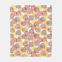 Fall Swirls Fleecefilt