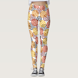 Fall Swirls Leggings