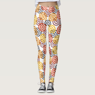 Fall Swirls Leggings