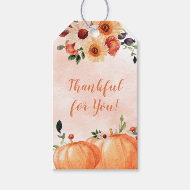 Fall - tack för dig. presentetikett (Framsidan)