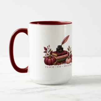 Fall Teacher Mug | Dark Academia Mindful Teacher G Mugg