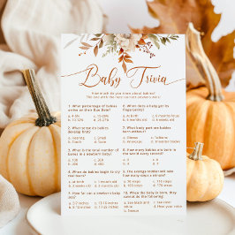 Fall terracotta baby trivia-spel