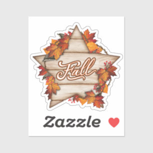 Fall Thanksgiving Autumn Harvest Pumpkin Spice Rol Klistermärken