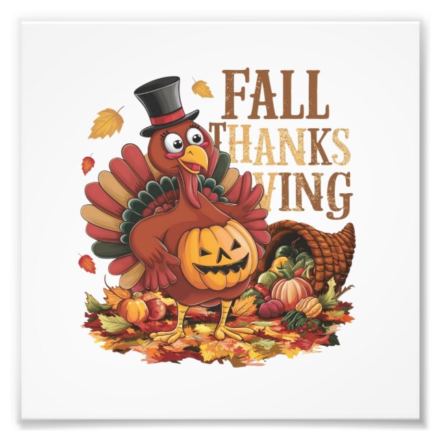 fALL-THANKSGIVING Fototryck (Framsidan)