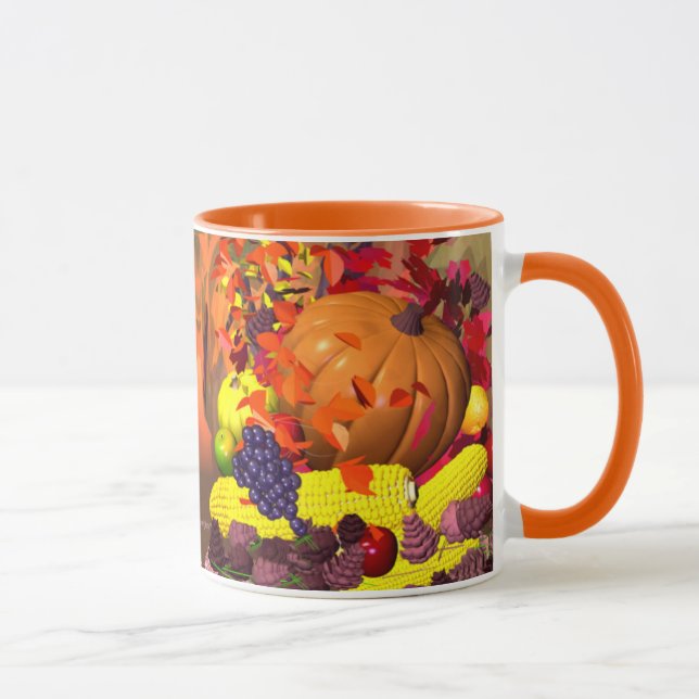 Fall Thanksgiving Harvest Mugg (Höger)